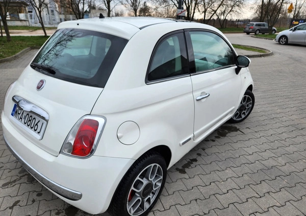 Fiat 500 cena 26900 przebieg: 153000, rok produkcji 2008 z Radom małe 37